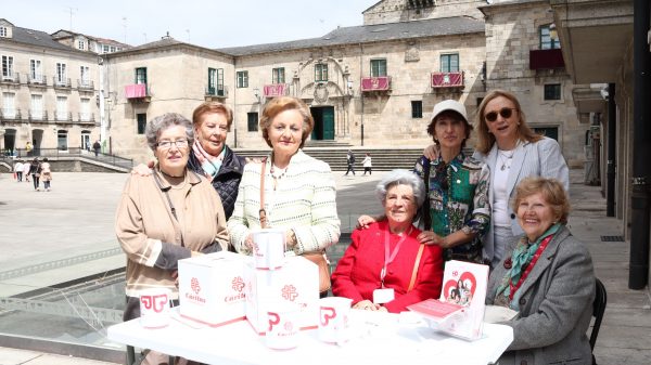 Cuestaciones de Caridad 2024 con trabajadores y voluntarios de Cáritas Lugo